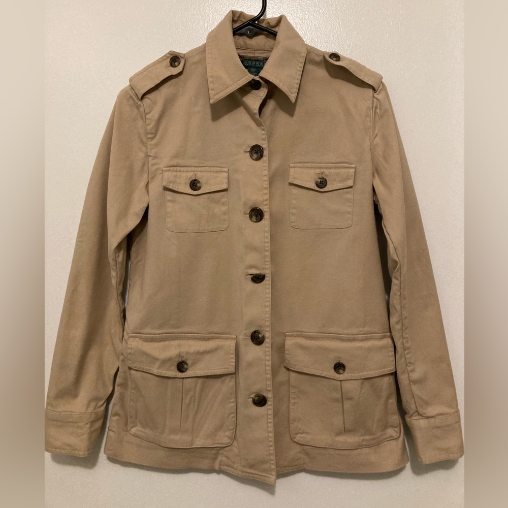 Ralph Lauren Khaki Military Style Jacket